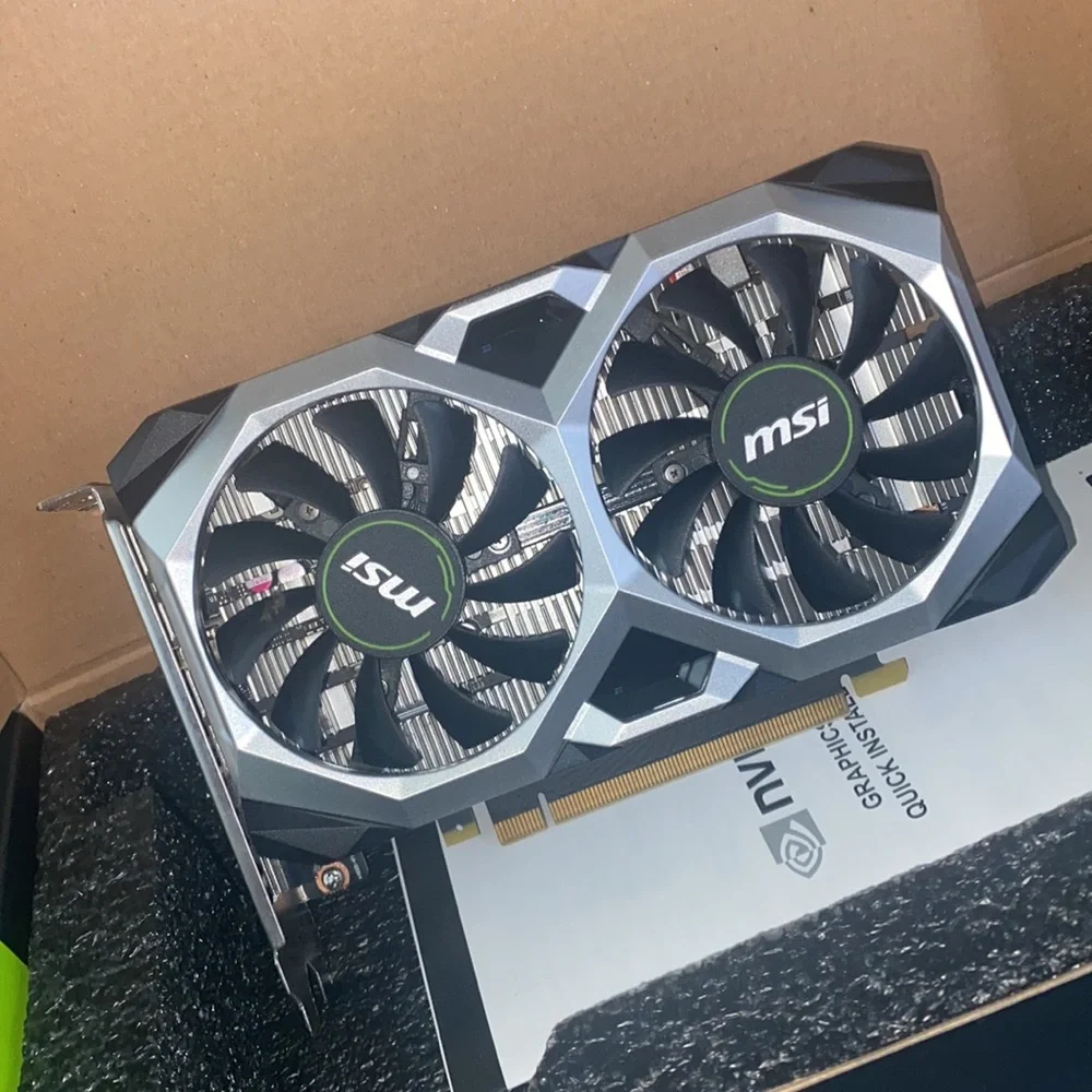 MSI Silver and grey gtx 1650